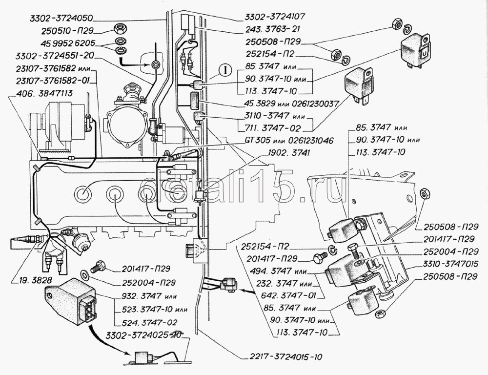 Система охлаждения двигателя Газель 405